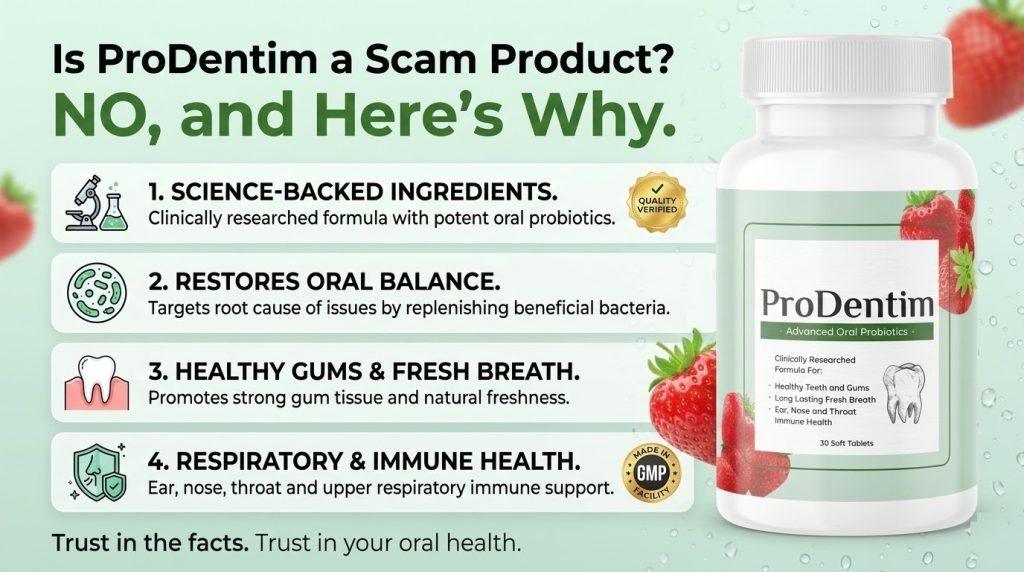 Is ProDentim a Scam Product No, and Here's Why