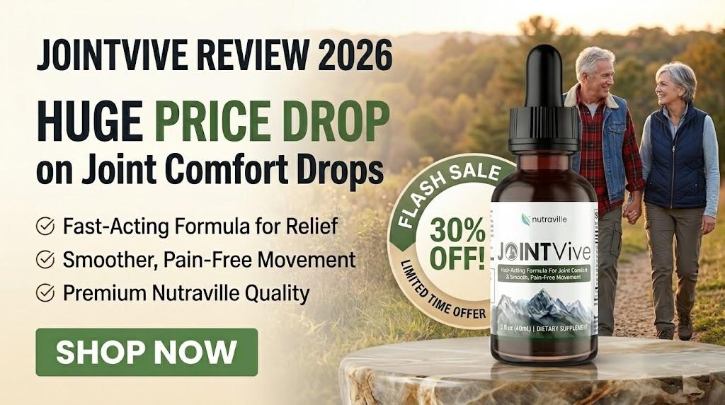 JointVive Review 2026 Huge Price Drop on Joint Comfort Drops