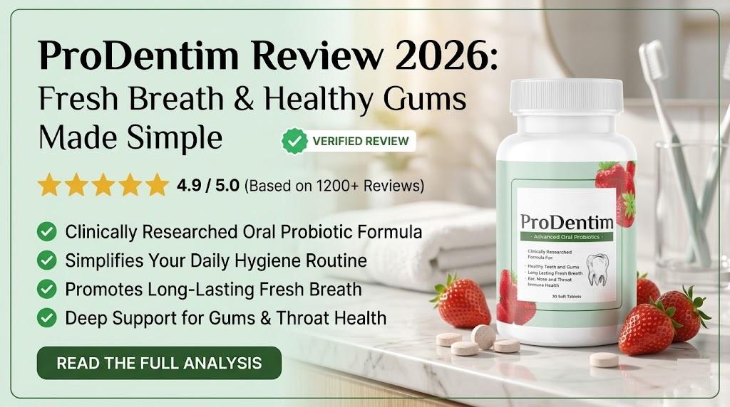 ProDentim Review 2026 Fresh Breath & Healthy Gums Made Simple