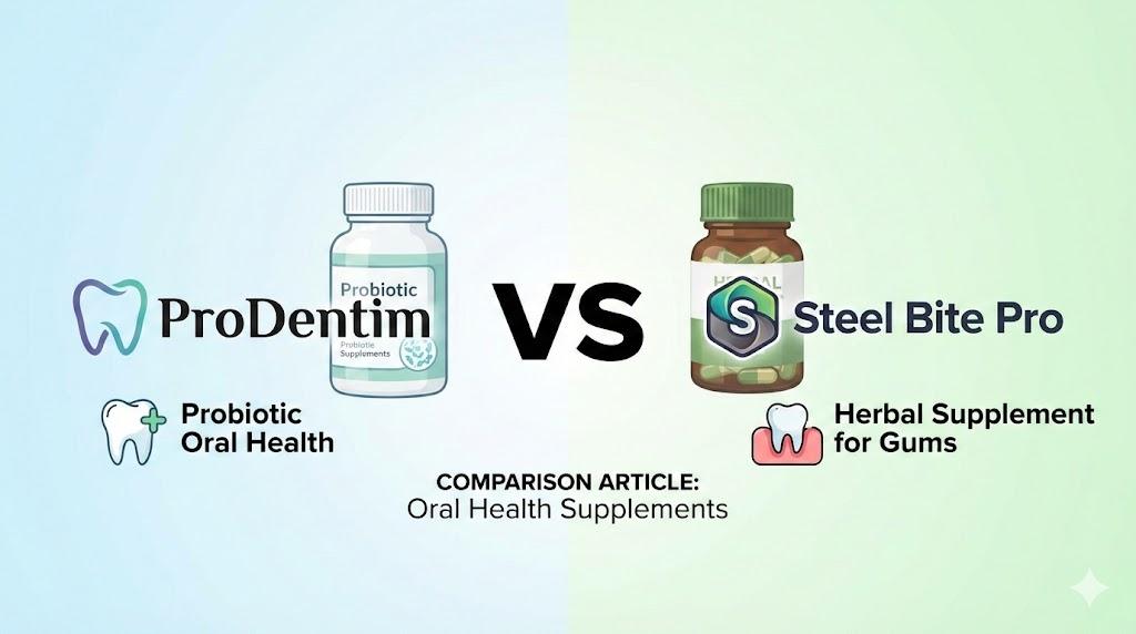 ProDentim vs Steel Bite Pro Best Choice for Gum Support