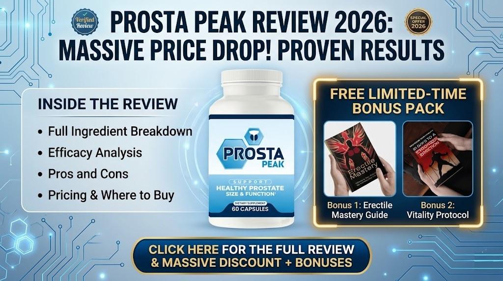 Prosta Peak Review 2026 Massive Price Drop! Proven Results