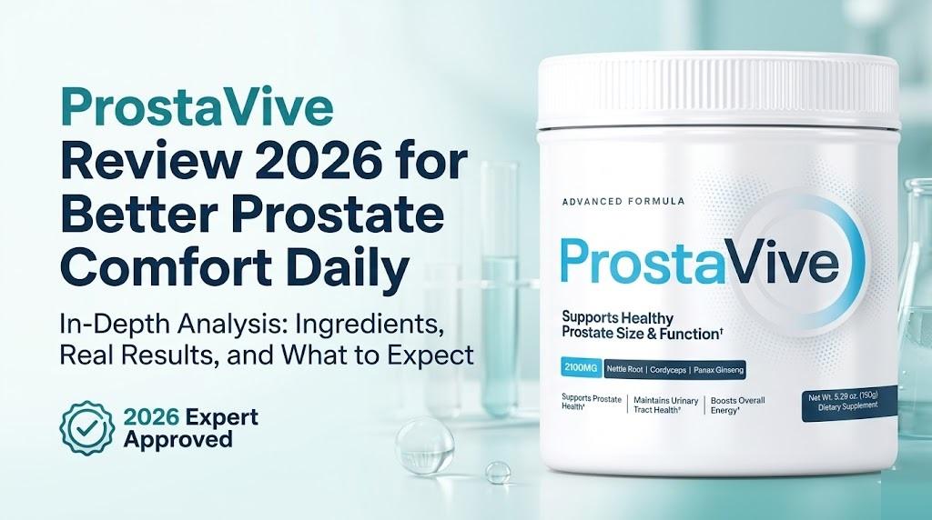 ProstaVive Review 2026 for Better Prostate Comfort Daily