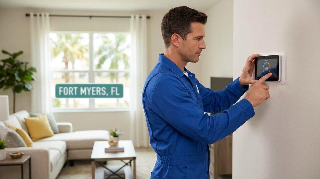 Smart Thermostat Installation Fort Myers FL Near Me