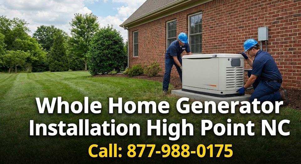 Whole Home Generator Installation High Point NC